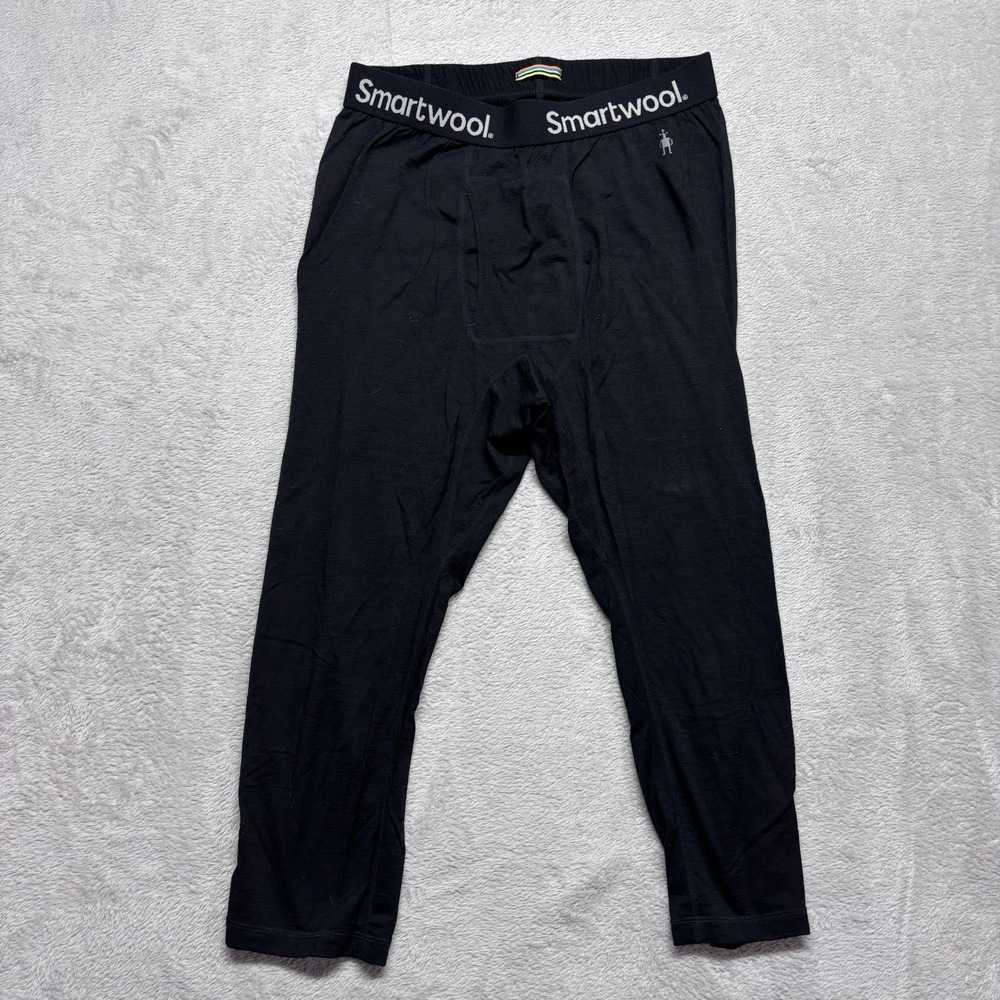 Smartwool Mens M Merino 150 Base Layer 3/4 Bottom Black SW016527